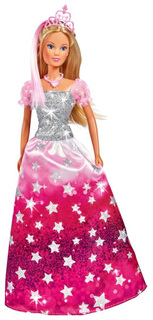 Кукла Steffi Love в блестящем платье и тиарой