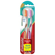 Зубная щетка Colgate Шелковые Нити, ультрамягкая, 2 шт
