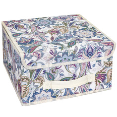 Кофр для хранения Hausmann Paisley 30x30x16см, бежевый