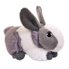 Мягкая игрушка Abtoys Кролик серый, 15 см
