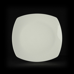 Тарелка квадратная 9 230мм "Chan Wave Quadro" ivory LQ-QD0128C No Brand