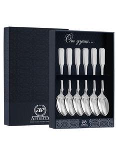 Набор чайной ложки "Русская" (6 предметов) АргентА