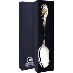 Ложка столовая "Единство" с позолотой АргентА