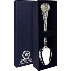 Ложка "Матрона" с позолотой АргентА