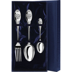 Набор столовый "Единство" (3 предмета ложка + Вилка + ложка чайная) АргентА