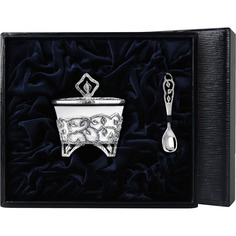 Солонка "Листопад №2" с чернением АргентА