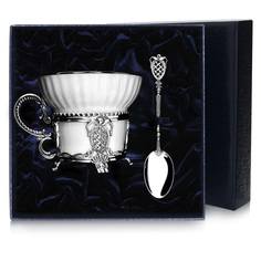 Набор чашка чайная "Меценат"+ ложка (2 предмета) АргентА