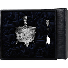 Солонка "Охотничья-Медведь" с черный АргентА