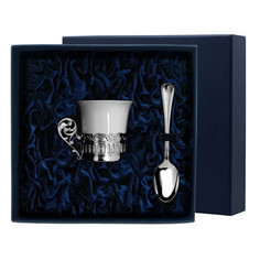 Набор чашка кофеная "Богема" + ложка (2 предмета) АргентА