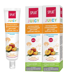 Зубная паста детская SPLAT JUICY Персик, 2х35 мл