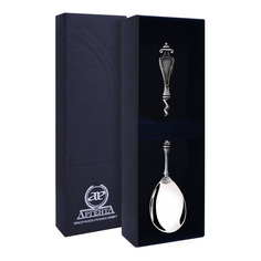 Ложка чайная "Витая" черный АргентА