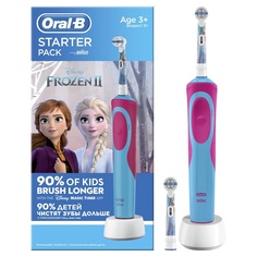 Зубная щетка электрическая Braun Oral-B Kids Stages Power «Холодное Сердце 2» Starter Pack