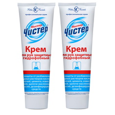 Мистер Чистер крем для рук гидрофобный100мл (Набор из 2 штук) Невская косметика