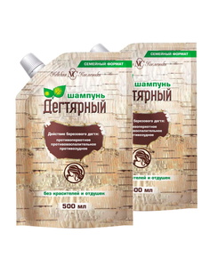Шампунь Дегтярный ДОЙ-ПАК, 500мл (Набор из 2 штук) Невская косметика