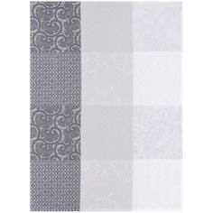 Полотенце кухонное LE JACQUARD FRANCAIS Fleurs de Kyoto 60x80см, цвет серый