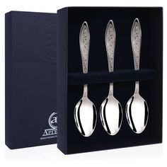 Набор чайной ложки "Морозко" (3 предмета) АргентА