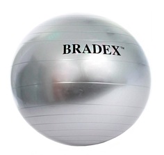 Мяч Bradex Фитбол SF 0355, серебристый, 85 см