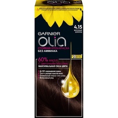 Крем-краска для волос Garnier "Olia" тон 4.15 Морозный шоколад