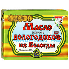 Масло Из Вологды сливочное Вологодское в упаковке-масленке 82.5% 180 г
