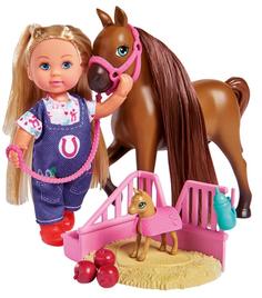 Simba Набор - кукла Еви 12 см с беременной лошадкой