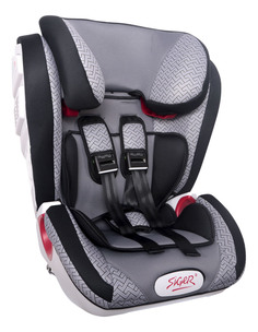 Автокресло Siger Индиго Isofix Art цв.серый гр.1/2/3