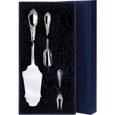 Набор чайный "Престиж" (3 предмета лопатка + совок длля сахара + Вилка для лимона) АргентА