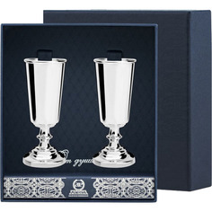 Набор рюмок "Джентльмен" (2 предмета) АргентА