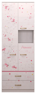 Шкаф комбинированный Ижмебель Принцесса