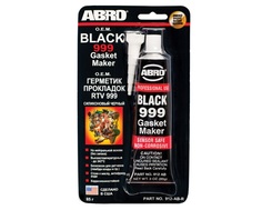 Герметик силиконовый Abro BLACK GASKET MAKER Черный 999 (85гр) арт. 912-AB-R