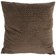 Наволочка декоративная 45x45см Sofi De Marko Кристал, цвет шоколадный