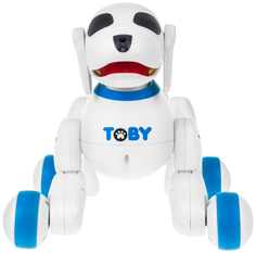 Интерактивная собака-робот с пультом ДУ Toby 8205-blue Defa Toys