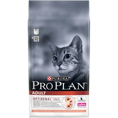 Сухой корм для кошек PRO PLAN Adult Optirenal, лосось, 1,5кг