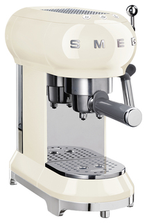 Рожковая кофеварка Smeg ECF01CREU Beige