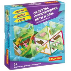 "Приключения Пети и Оли. Силуэты" - настольная игра BONDIBON.