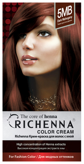 Краска для волос RICHENNA Color Cream 5MB Mahogany