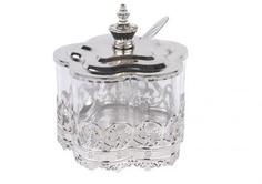 Сахарница ROSENBERG, RNA-140014-Silver, 9*9*10,5 см