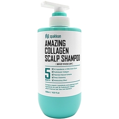 Шампунь Spaklean Amazing Collagen Scalp Shampoo для Кожи Головы с Коллагеном, 500 мл