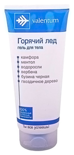 Гель IQ Cosmetic Горячий лед Valentum при травмах и болях 200 мл