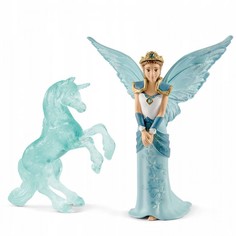 Фигурки Schleich Эльфийка Айела и ледяная статуя единорога