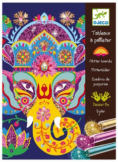 Раскраска Djeco Tableaux a Pailleter Блестящие Животные