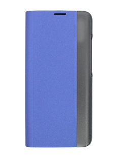 Чехол Zibelino Clear View Activ для Samsung A51 (A515) (синий) с магнитом