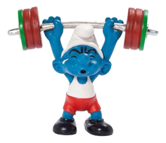 Фигурка Смурфики Штангист Schleich The Smurfs 20737