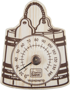 Термометр для бани и сауны "Ушат" Доктор Баня 905219/1