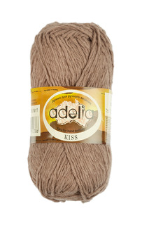 Пряжа Adelia Kiss, 100% полиэстер, 10*50 г, 145 м+-7 м, №11, коричневый