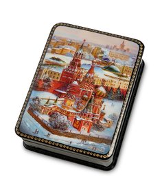 Шкатулка в технике декупаж "Москва" (10х8х3,5) Art East