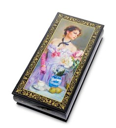 Шкатулка в технике декупаж (11х22х4) Art East