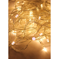 Новогодняя электрическая гирлянда Космос KOC_GIR120LED_W 11,3 м белый теплый Kosmos