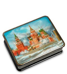 Шкатулка в технике декупаж "Москва" (10х8х3,5) Art East