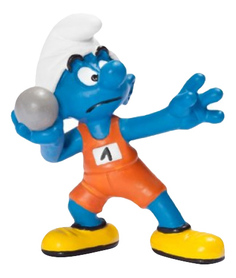 Фигурка Смурфики Толкатель ядра Schleich The Smurfs 20742