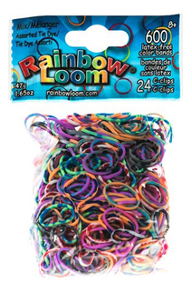 Плетение из резинок Rainbow Loom Радужный микс 600 шт.